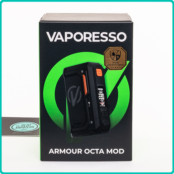 Packaging de la Box Armour Octa Vaporessov